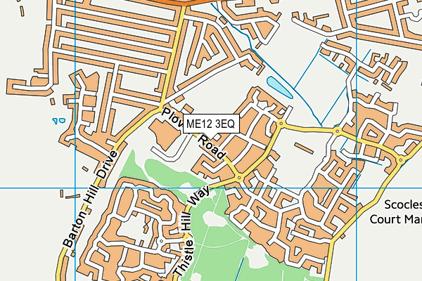 ME12 3EQ map - OS VectorMap District (Ordnance Survey)