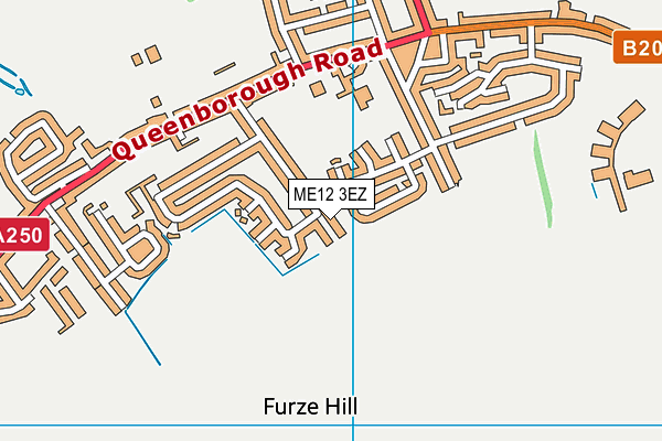 ME12 3EZ map - OS VectorMap District (Ordnance Survey)