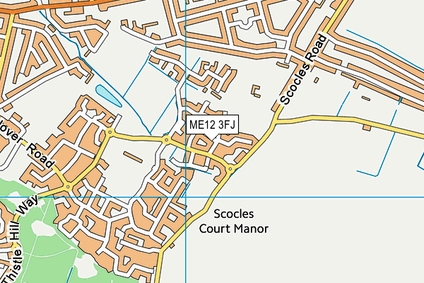 ME12 3FJ map - OS VectorMap District (Ordnance Survey)