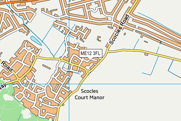 ME12 3FL map - OS VectorMap District (Ordnance Survey)