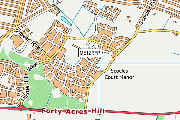 ME12 3FP map - OS VectorMap District (Ordnance Survey)