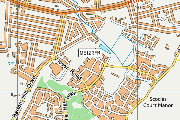 ME12 3FR map - OS VectorMap District (Ordnance Survey)