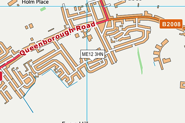 ME12 3HN map - OS VectorMap District (Ordnance Survey)