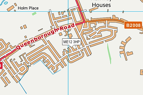 ME12 3HP map - OS VectorMap District (Ordnance Survey)