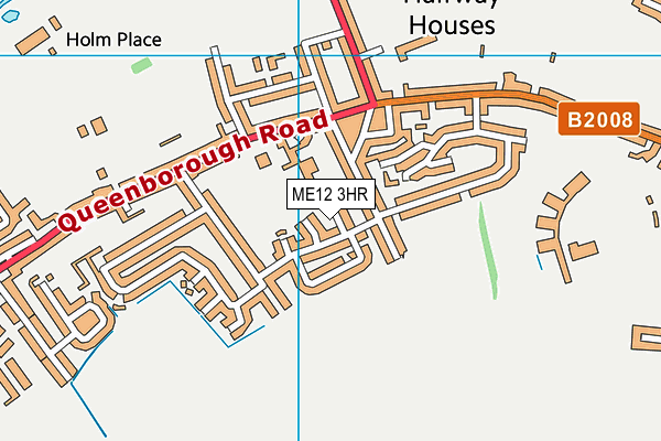 ME12 3HR map - OS VectorMap District (Ordnance Survey)