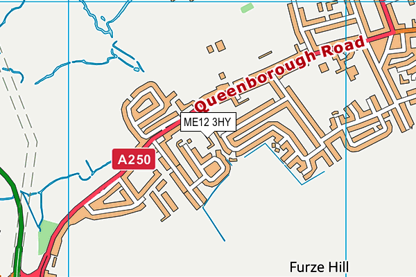 ME12 3HY map - OS VectorMap District (Ordnance Survey)