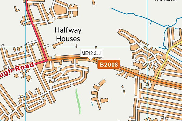 ME12 3JJ map - OS VectorMap District (Ordnance Survey)