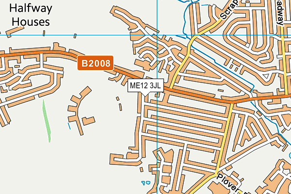 ME12 3JL map - OS VectorMap District (Ordnance Survey)