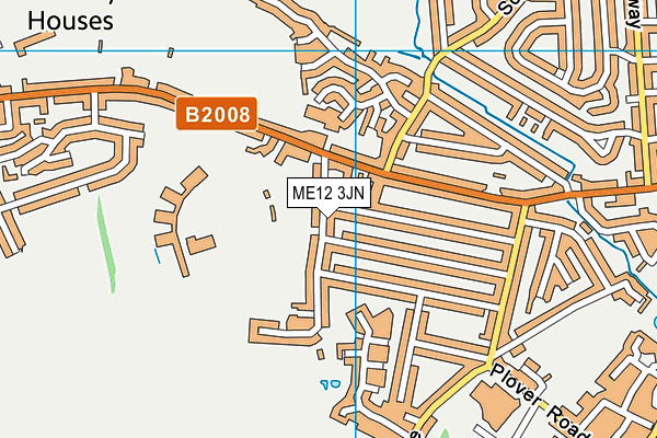 ME12 3JN map - OS VectorMap District (Ordnance Survey)