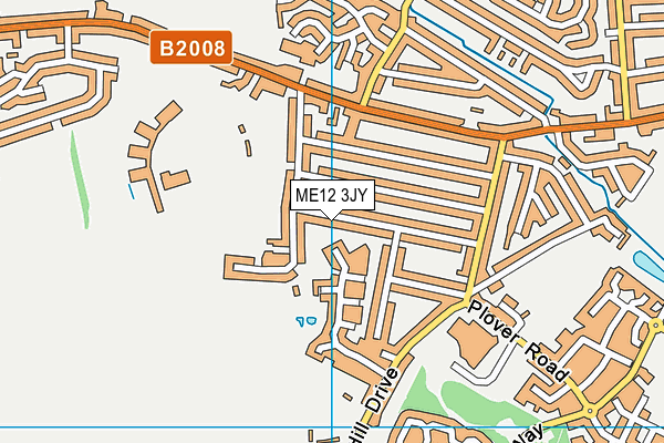 ME12 3JY map - OS VectorMap District (Ordnance Survey)