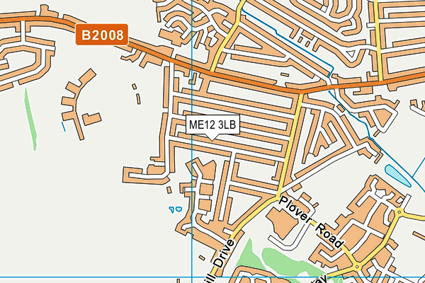ME12 3LB map - OS VectorMap District (Ordnance Survey)