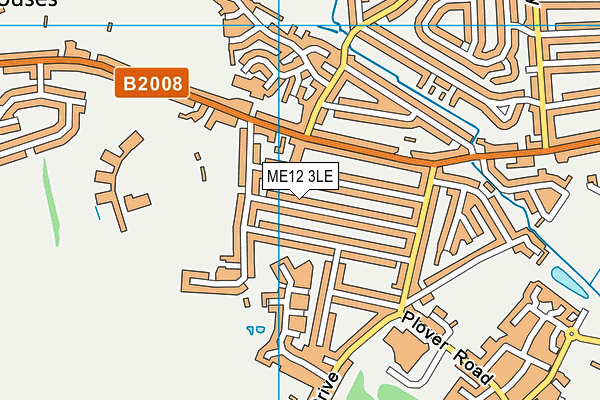 ME12 3LE map - OS VectorMap District (Ordnance Survey)