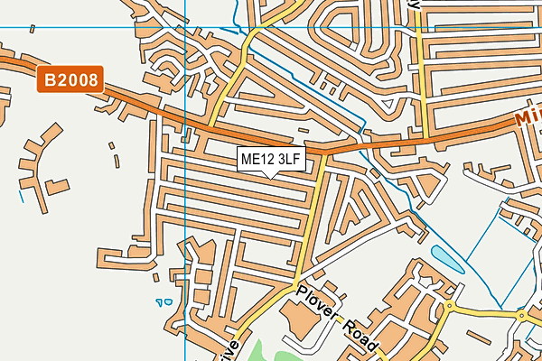 ME12 3LF map - OS VectorMap District (Ordnance Survey)