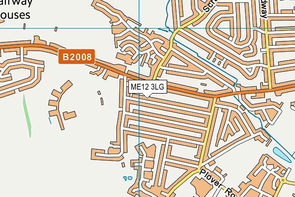 ME12 3LG map - OS VectorMap District (Ordnance Survey)