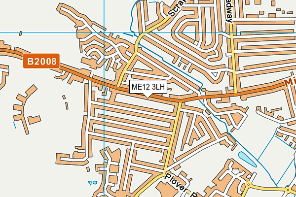 ME12 3LH map - OS VectorMap District (Ordnance Survey)