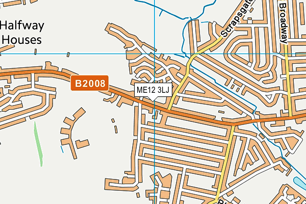 ME12 3LJ map - OS VectorMap District (Ordnance Survey)