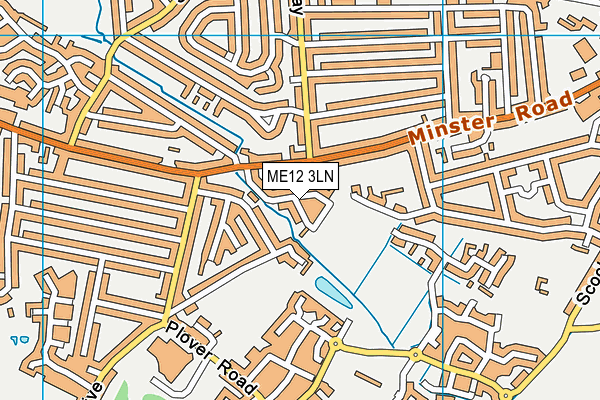 ME12 3LN map - OS VectorMap District (Ordnance Survey)