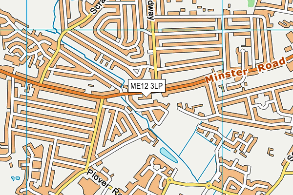 ME12 3LP map - OS VectorMap District (Ordnance Survey)
