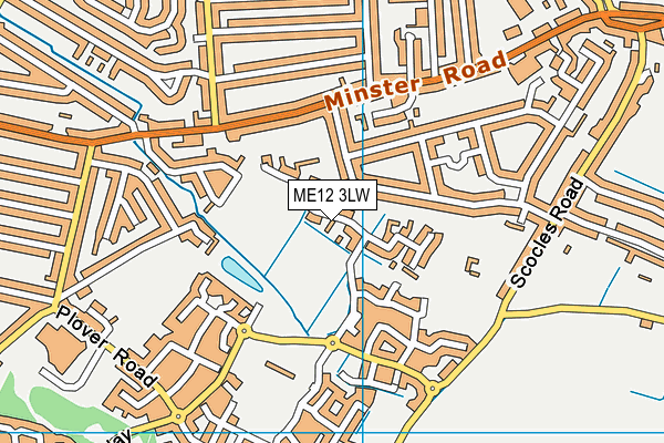 ME12 3LW map - OS VectorMap District (Ordnance Survey)