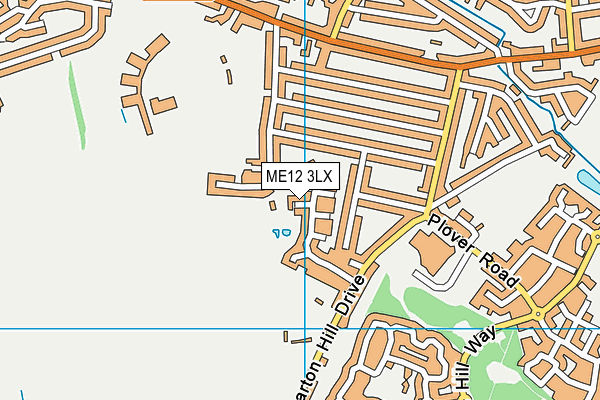 ME12 3LX map - OS VectorMap District (Ordnance Survey)