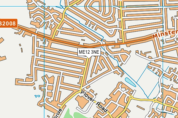 ME12 3NE map - OS VectorMap District (Ordnance Survey)