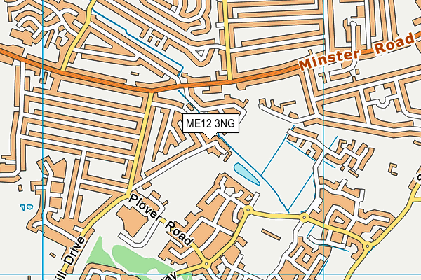 ME12 3NG map - OS VectorMap District (Ordnance Survey)