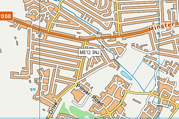 ME12 3NJ map - OS VectorMap District (Ordnance Survey)