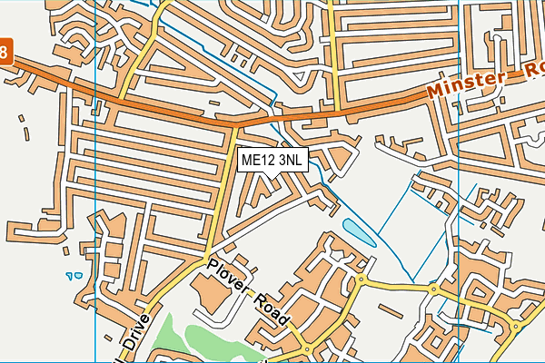 ME12 3NL map - OS VectorMap District (Ordnance Survey)