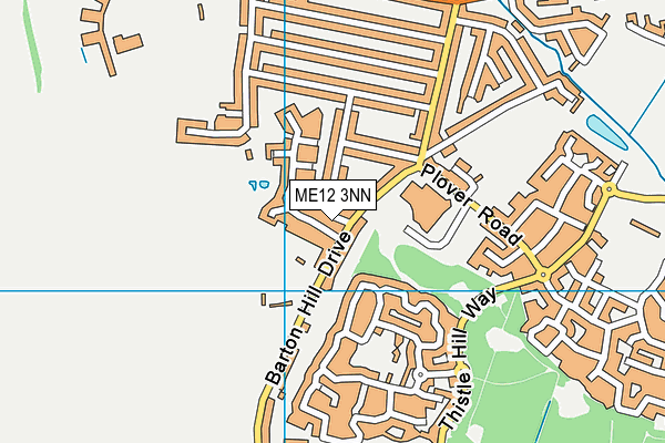 ME12 3NN map - OS VectorMap District (Ordnance Survey)