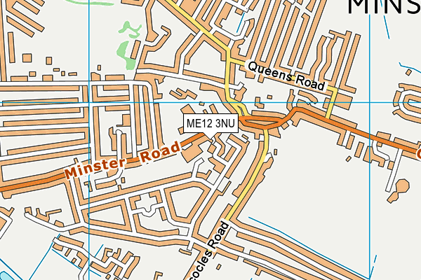 ME12 3NU map - OS VectorMap District (Ordnance Survey)