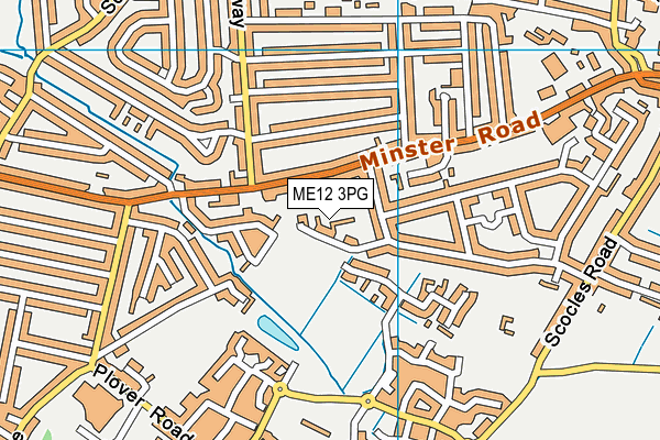 ME12 3PG map - OS VectorMap District (Ordnance Survey)