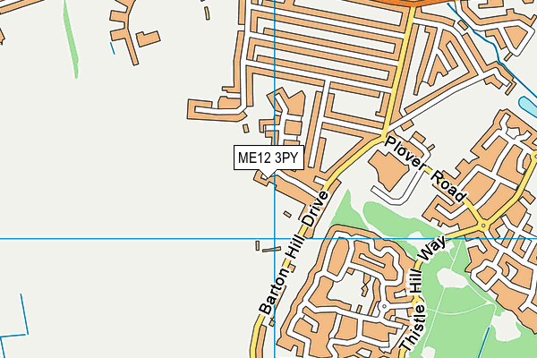 ME12 3PY map - OS VectorMap District (Ordnance Survey)