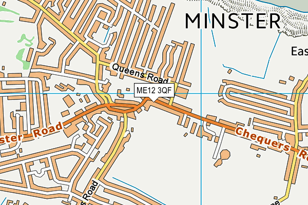 ME12 3QF map - OS VectorMap District (Ordnance Survey)