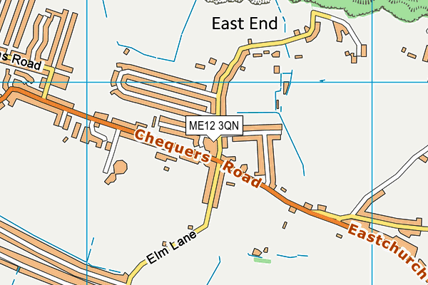 ME12 3QN map - OS VectorMap District (Ordnance Survey)