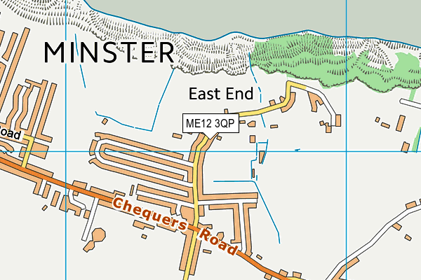 ME12 3QP map - OS VectorMap District (Ordnance Survey)