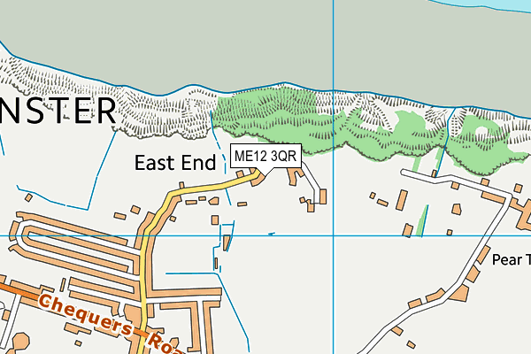 ME12 3QR map - OS VectorMap District (Ordnance Survey)