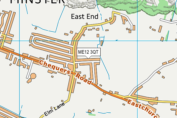 ME12 3QT map - OS VectorMap District (Ordnance Survey)