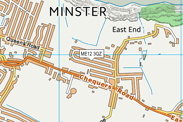 ME12 3QZ map - OS VectorMap District (Ordnance Survey)