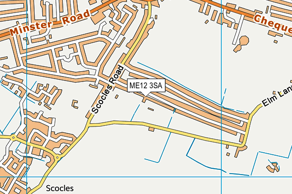 ME12 3SA map - OS VectorMap District (Ordnance Survey)