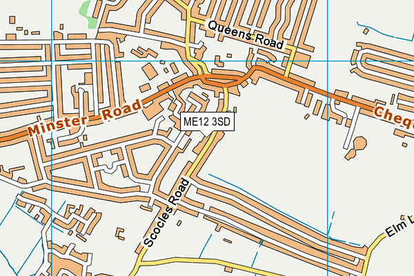 ME12 3SD map - OS VectorMap District (Ordnance Survey)
