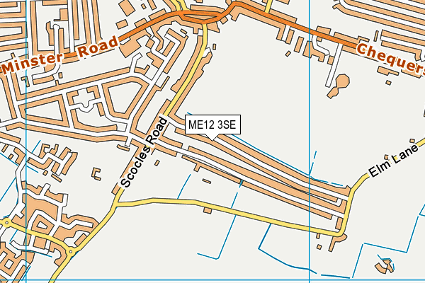 ME12 3SE map - OS VectorMap District (Ordnance Survey)