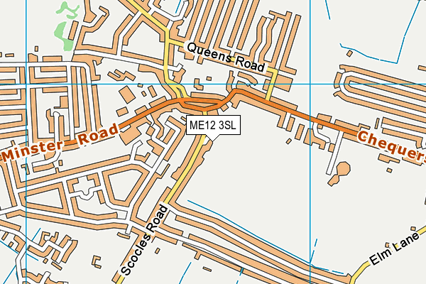 ME12 3SL map - OS VectorMap District (Ordnance Survey)