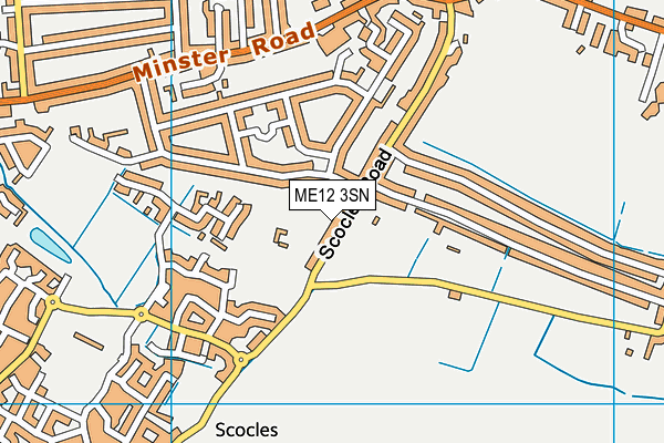 ME12 3SN map - OS VectorMap District (Ordnance Survey)