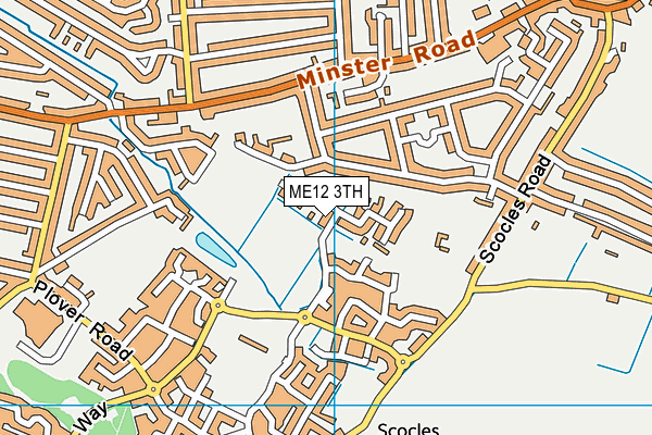 ME12 3TH map - OS VectorMap District (Ordnance Survey)