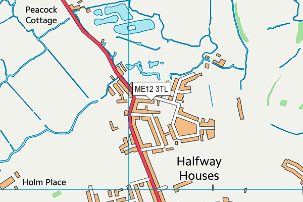 ME12 3TL map - OS VectorMap District (Ordnance Survey)