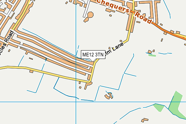 ME12 3TN map - OS VectorMap District (Ordnance Survey)