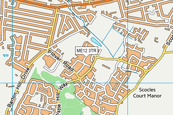 ME12 3TR map - OS VectorMap District (Ordnance Survey)