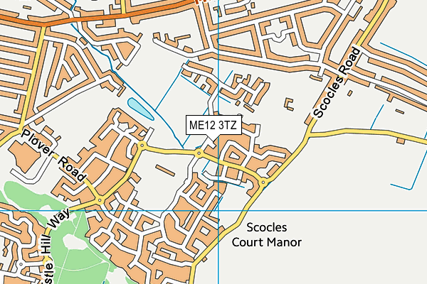 ME12 3TZ map - OS VectorMap District (Ordnance Survey)