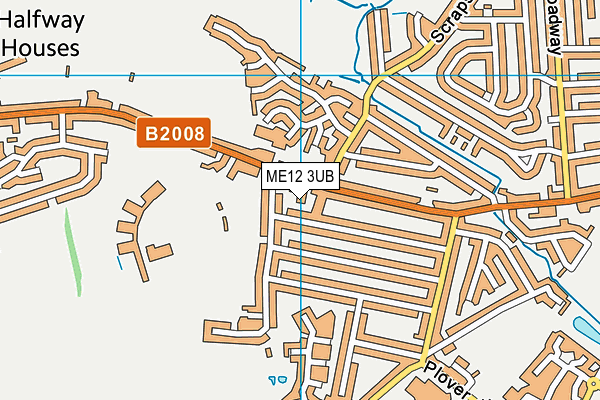 ME12 3UB map - OS VectorMap District (Ordnance Survey)