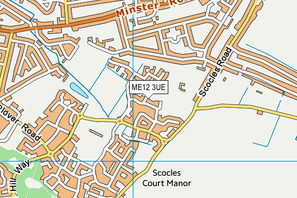 ME12 3UE map - OS VectorMap District (Ordnance Survey)